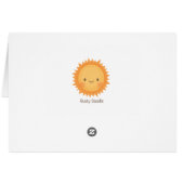 Welkom Baby in World Sun en Planets Space (Achterkant Horizontaal)