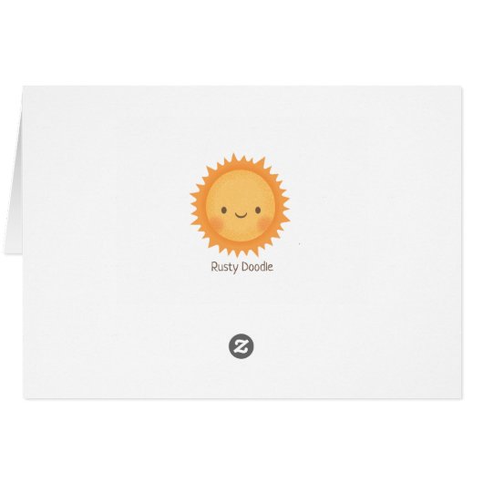 Welkom Baby in World Sun en Planets Space (Achterkant Horizontaal)