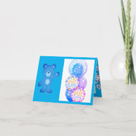 Welkom Baby Jongen Feestdagen Kaart