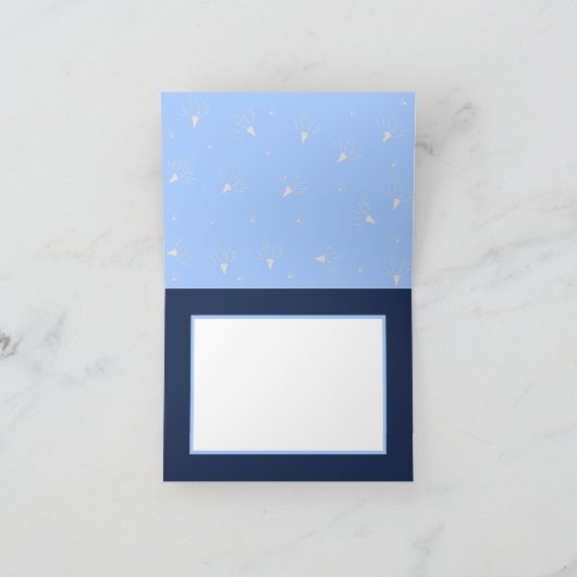 Welkom baby jongen kaart (Binnen)