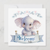 Welkom Baby Kaart (Voorkant)