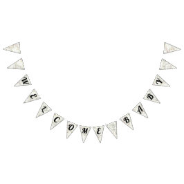 Welkom Baby kaart Reizen Baby shower Banner