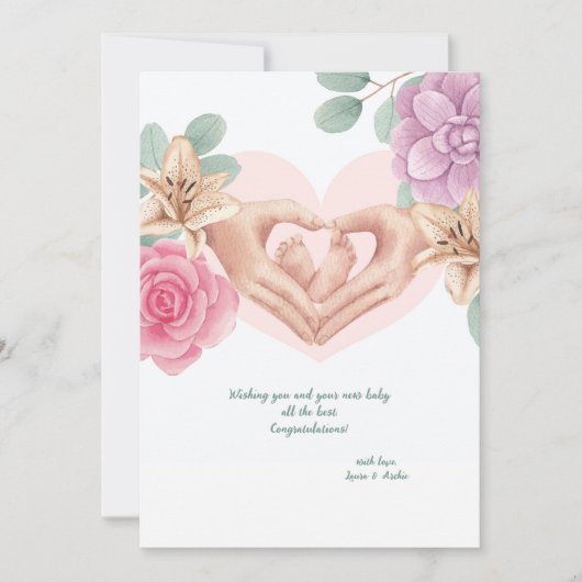 Welkom Baby Love Kaart (Voorkant)