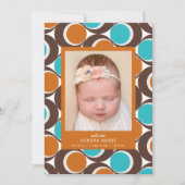 WELKOM BABY | Moderne Abstracte bekendmaking geboo Aankondiging (Voorkant)