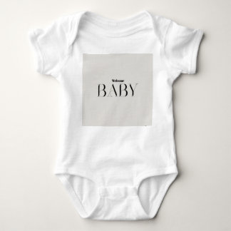 Welkom Baby | Moderne minimalistische Baby bodysui Romper