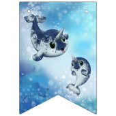 Welkom Baby Narwhal Douche Banner (Eerste vlag)