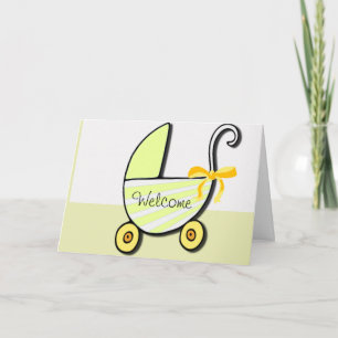 Welkom Baby of Baby shower Kaart