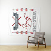 Welkom Baby Persoonlijke Baby Shower Wandkleed (In Situ (horizontaal))