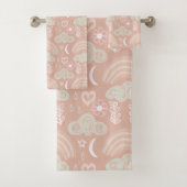Welkom Baby Pink Bad Handdoek (Insitu)