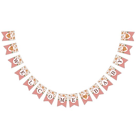 Welkom Baby Pizza Baby shower Banner – Fun Buntin (Alle)