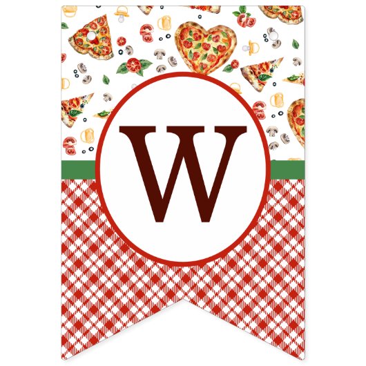 Welkom Baby Pizza Baby shower Banner – Fun Buntin (Derde vlag)