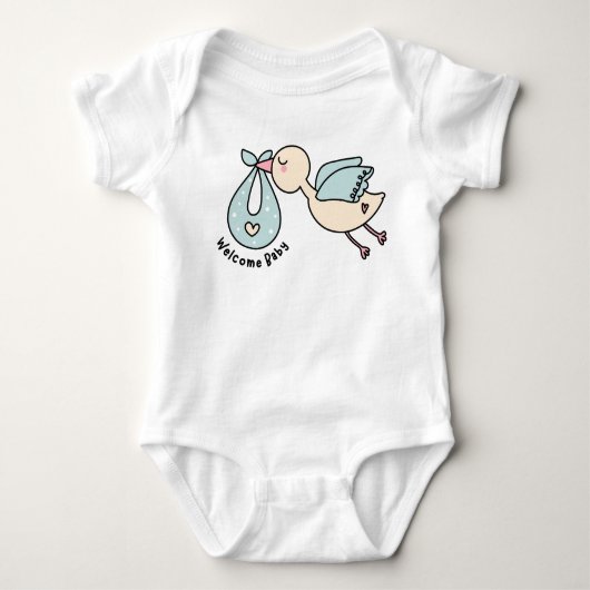 Welkom baby romper (Voorkant)