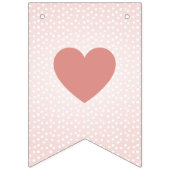 Welkom Baby Roze Giraffe Wild Safari Baby shower Vlaggetjes (Eerste vlag)