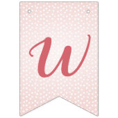 Welkom Baby Roze Giraffe Wild Safari Baby shower Vlaggetjes (Derde vlag)