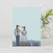 Welkom Baby shower/Baby Boy Aankondiging (Staand voorkant)