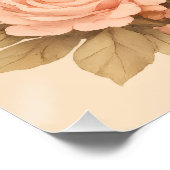 Welkom Baby Shower Bord Perfect Poster (Hoek)