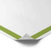 Welkom Baby shower Cute Monkeys Poster (Hoek)