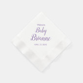 Welkom Baby Shower Feest Servet (Hoek)