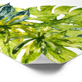 Welkom Baby shower Oerwoud Wilde dierentuin Poster (Hoek)