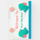 Welkom baby spandoek (Verticaal)