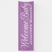 Welkom Baby Spandoek (Verticaal)