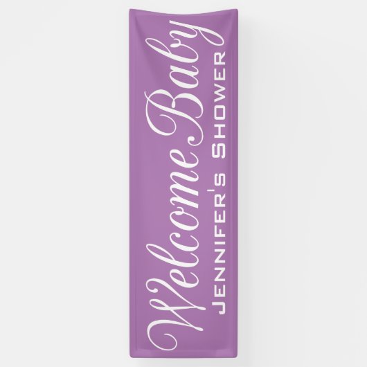 Welkom Baby Spandoek (Verticaal)