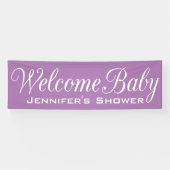 Welkom Baby Spandoek (Horizontaal)