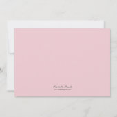 Welkom Baby Sweetly Framed Birth kondiging Aankondiging (Achterkant)