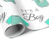 Welkom Baby | Train voor Speelgoed van babyjongen Cadeaupapier (Rol Hoek)