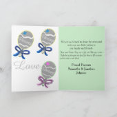 Welkom Baby Triplets Meisje Jongens Geboorte Stati Aankondiging (Binnen)