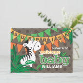 Welkom Baby verrassend Baby shower Kaart (Staand voorkant)