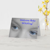 Welkom Baby Witchling - Wiccan Nieuwe Baby Kaart (Gele Bloem)