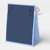 Welkom babyjongen Favor Box Bedankdoosjes (Achterkant)