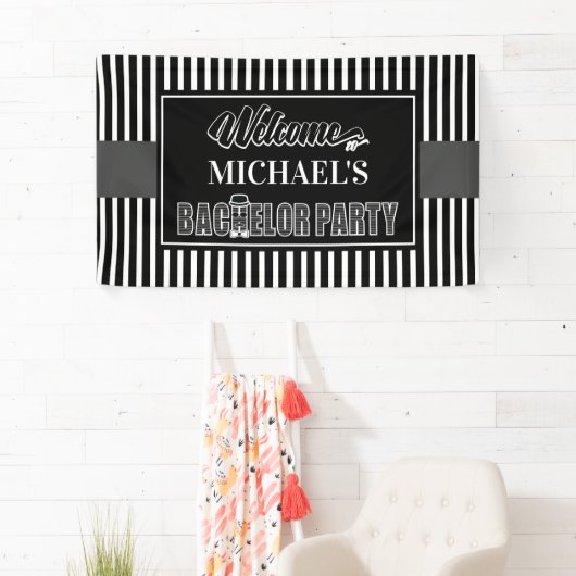 Welkom Bachelor Party Spandoek (Insitu)