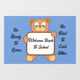 Welkom back Beer Raamsticker