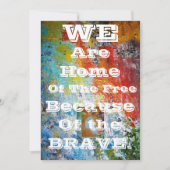 Welkom Back Party Invation. Kaart (Voorkant)