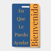 Welkom badge (Achterkant)