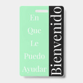 Welkom badge (Achterkant)