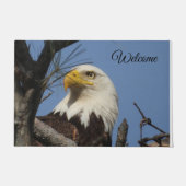Welkom Bald Eagle in Nest Deurmat (Voorkant)