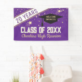 Welkom banner! 20-jarige klasreünie Banner (Insitu)