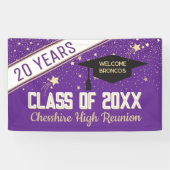 Welkom banner! 20-jarige klasreünie Banner (Horizontaal)