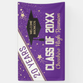 Welkom banner! 20-jarige klasreünie Banner (Verticaal)