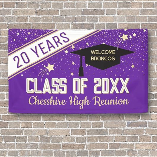 Welkom banner! 20-jarige klasreünie Banner