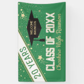 Welkom banner! 20-jarige klasreünie Banner (Verticaal)