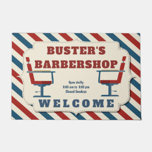 Welkom Barbershop Boarder Deurmat