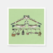 Welkom Bass Fish Servetten (Voorkant)