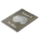 Welkom Beach House Rental Sand Dollar Photo Guest Notitieboek (Linkerzijde)