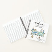 Welkom, Beach House STR Rental Costal Notitieboek (Binnen)