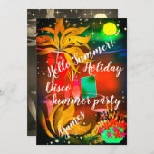 Welkom! Beach party Kaart (Voorkant / Achterkant)