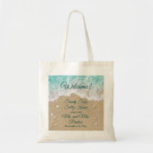 Welkom Beach Waves Sandy Toes Tote Bag (Voorkant)